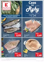 Gazetka promocyjna Kaufland - Mocny Start - Gazetka - ważna od 25.09 do 25.09.2024 - strona 1 - produkty: Halibut, Pstrąg tęczowy, Tusz, Pstrąg, Dorsz