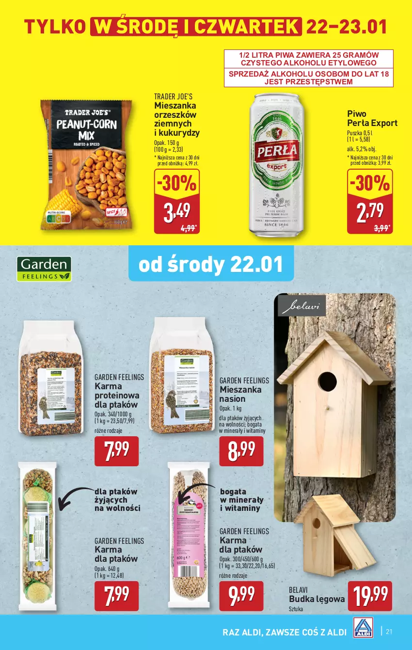 Gazetka promocyjna Aldi - Pełna oferta - ważna 20.01 do 26.01.2025 - strona 21 - produkty: Gra, Perła, Piwa, Piwo, Por