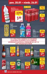 Gazetka promocyjna Aldi - Pełna oferta - Gazetka - ważna od 26.01 do 26.01.2025 - strona 18 - produkty: Piwa, Piwo, Sok, Ser, Mus, Gra, Coca-Cola, Warka, Muszynianka, Oshee, Woda mineralna, Woda, Napój