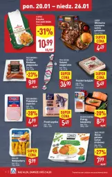 Gazetka promocyjna Aldi - Pełna oferta - Gazetka - ważna od 26.01 do 26.01.2025 - strona 8 - produkty: Polędwica, Sos, Salami, Kaczka, Pasztet, Golden Seafood, Szynka, Morliny, Kotlet, Kiełbasa głogowska, Pstrąg, Wołowina, Kiełbasa, Pstrąg łososiowy, Danie gotowe, LG