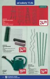 Gazetka promocyjna Aldi - Artykuły przemysłowe i tekstylia - Gazetka - ważna od 11.04 do 11.04.2026 - strona 14 - produkty: Por, Konewka, Cynk, Siatka