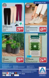 Gazetka promocyjna Aldi - Artykuły przemysłowe i tekstylia - Gazetka - ważna od 11.04 do 11.04.2026 - strona 18 - produkty: Top, Por, Sneakersy, O nas, Spodnie, Biuro, Fa