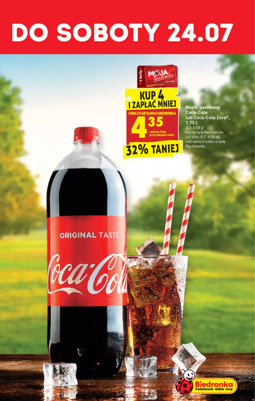 Gazetka promocyjna Biedronka - W tym tygodniu - ważna 22.07 do 28.07.2021 - strona 17 - produkty: Coca-Cola, Dron, Gin, Napój, Napój gazowany