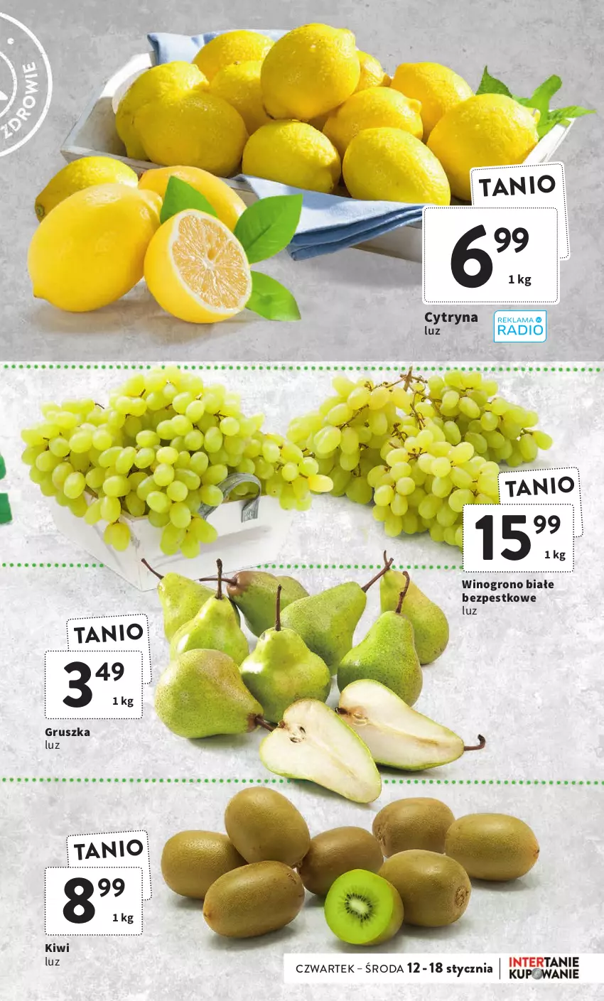 Gazetka promocyjna Intermarche - Gazetka Intermarche - ważna 12.01 do 18.01.2023 - strona 11 - produkty: Kiwi, Wino