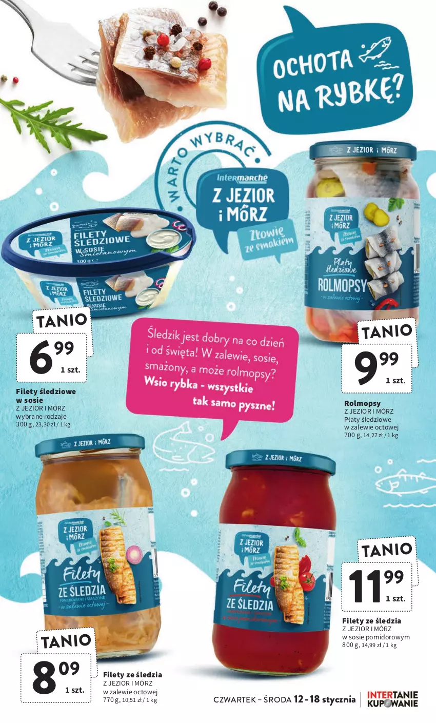 Gazetka promocyjna Intermarche - Gazetka Intermarche - ważna 12.01 do 18.01.2023 - strona 21 - produkty: Mop, Płaty śledziowe, Sos