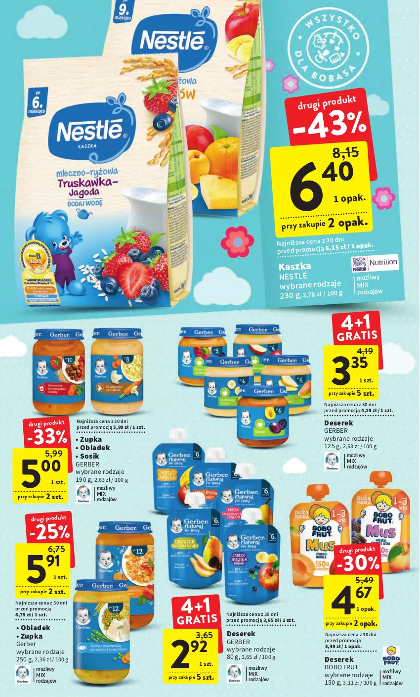 Gazetka promocyjna Intermarche - Gazetka Intermarche - ważna 12.01 do 18.01.2023 - strona 26 - produkty: Deser, Gerber, Nestlé, Ser, Serek, Sos