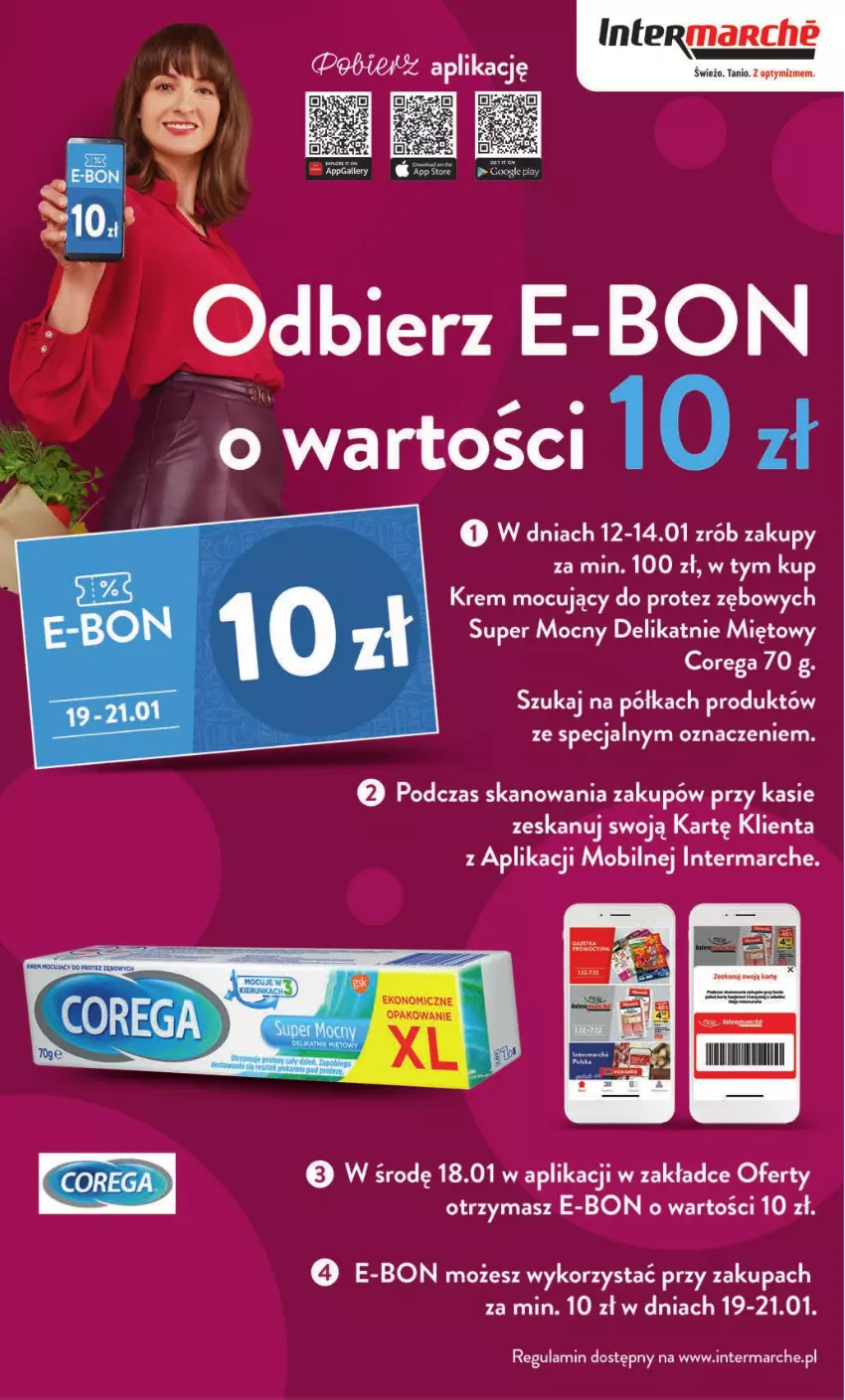 Gazetka promocyjna Intermarche - Gazetka Intermarche - ważna 12.01 do 18.01.2023 - strona 4 - produkty: Corega, Mobil, Półka