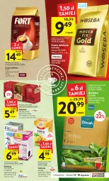 Gazetka promocyjna Intermarche - Gazetka Intermarche - Gazetka - ważna od 18.01 do 18.01.2023 - strona 27 - produkty: Kawa mielona, Kawa, Dilmah, Mocca Fix Gold, Apteka, Woseba, Herbata