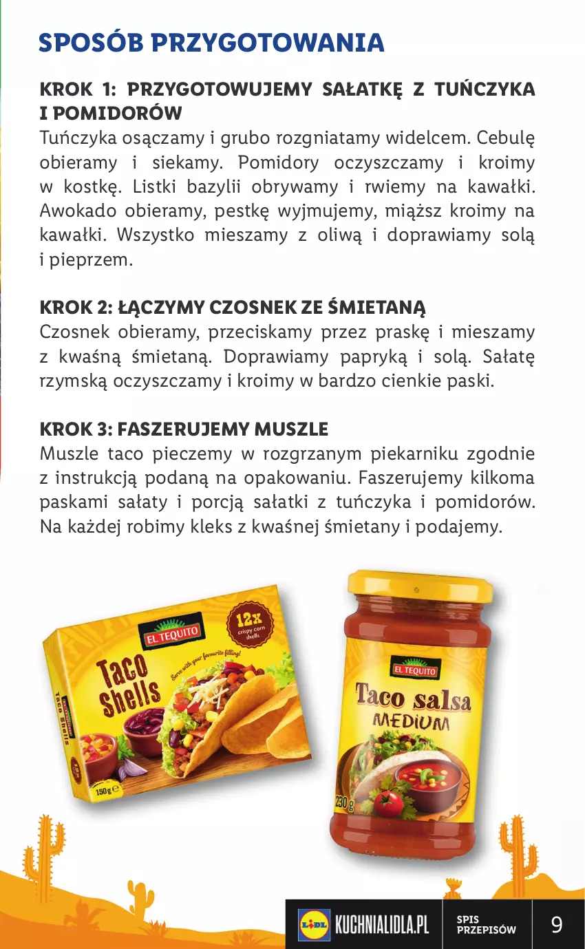 Gazetka promocyjna Lidl - KATALOG MEKSYK - ważna 11.08 do 13.08.2022 - strona 9 - produkty: Bazyl, Czosnek, Fa, Kawa, Mus, Piec, Piekarnik, Pieprz, Pomidory, Por, Sałat, Tuńczyk