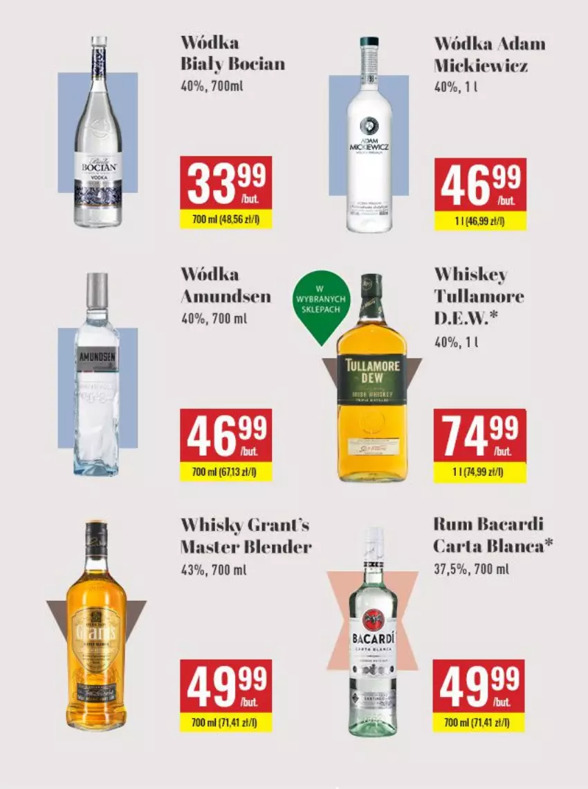 Gazetka promocyjna Biedronka - Czas na toast - koniec wakacji - ważna 23.08 do 04.09.2021 - strona 3 - produkty: Amundsen, Bacardi, Blender, Gra, Rum, Whiskey, Whisky, Wódka