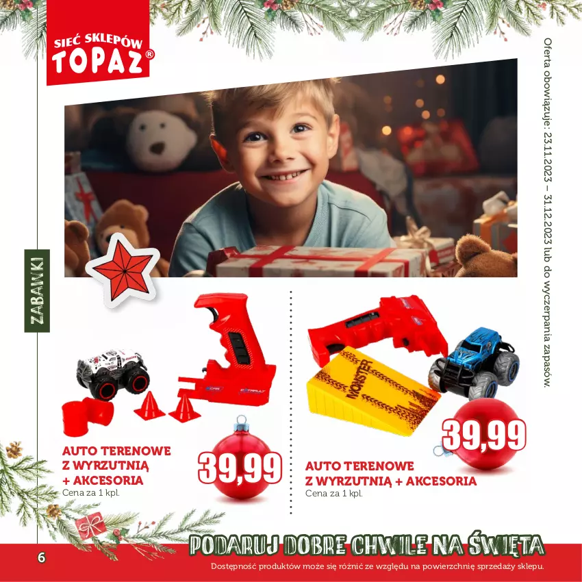 Gazetka promocyjna Topaz - Gazetka - ważna 23.11 do 31.12.2023 - strona 6