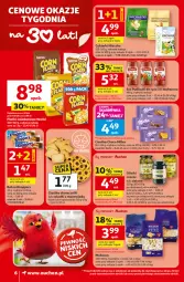Gazetka promocyjna Auchan - Gazetka 30 Lat Supermarket Auchan - Gazetka - ważna od 15.04 do 15.04.2026 - strona 6 - produkty: Makaron, Ciastka, Sos, Ryż, Cukier, Oliwki, Tagliatelle, Mola, Baton, Knoppers, Pudliszki, Cukierki, Milka, Fa