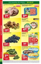 Gazetka promocyjna Stokrotka - Supermarket - Gazetka - ważna od 29.07 do 29.07.2026 - strona 4 - produkty: Kurczak, Mięso mielone, Warzywa, Ser, Président, Big Milk, Kiwi, Lody, Optima, Camembert, Winogrona, Farm Milk, Skrzydełka z kurczaka, Algida, Owoce, Wino, Grunt, Mięso, Mleko, LG, Fa
