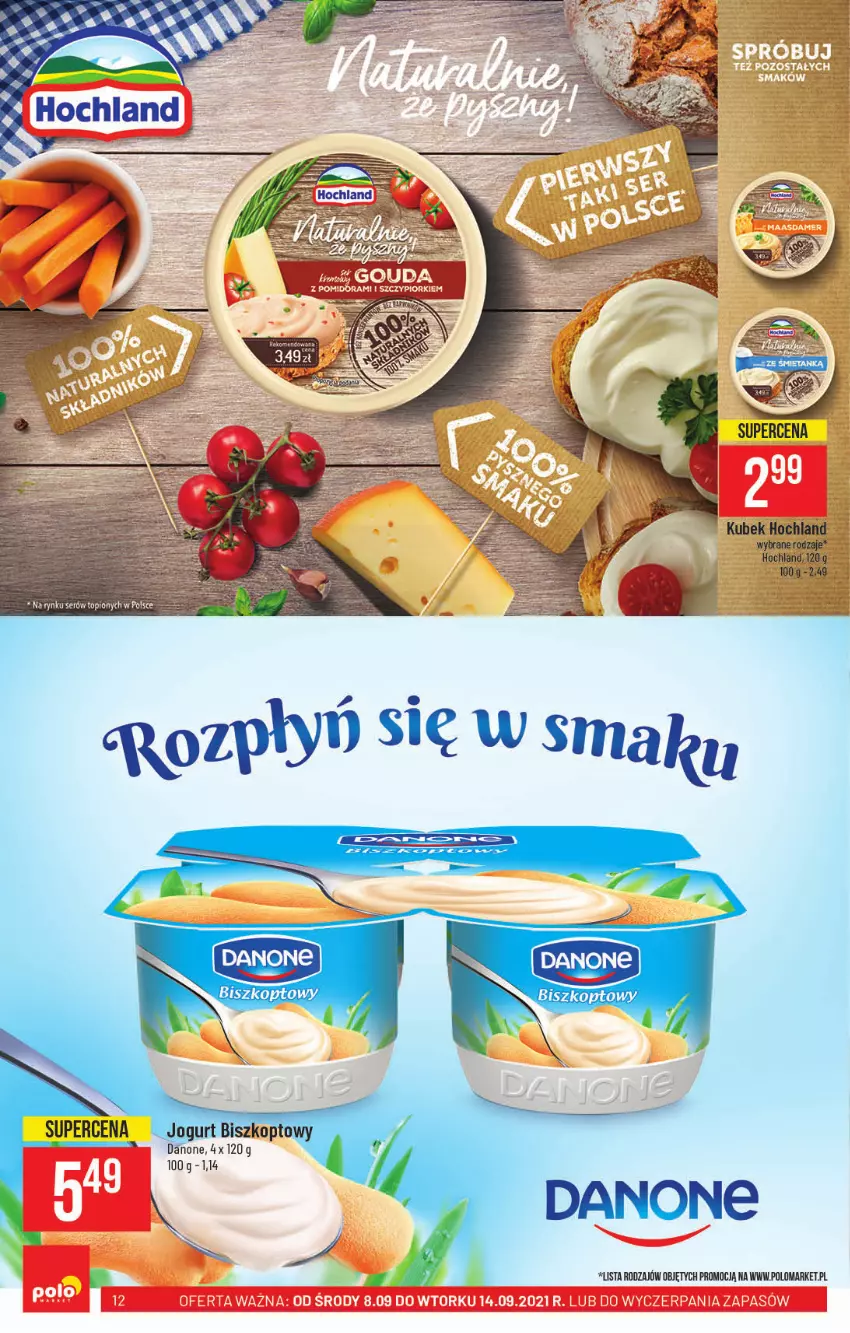 Gazetka promocyjna PoloMarket - Gazetka pomocyjna - ważna 08.09 do 14.09.2021 - strona 12 - produkty: Hochland, Kubek