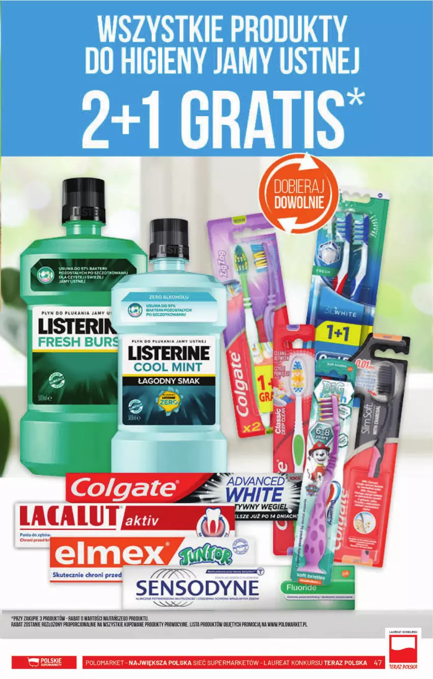 Gazetka promocyjna PoloMarket - Gazetka pomocyjna - ważna 08.09 do 14.09.2021 - strona 47 - produkty: Fa, Laur, Listerine, Por, Tera