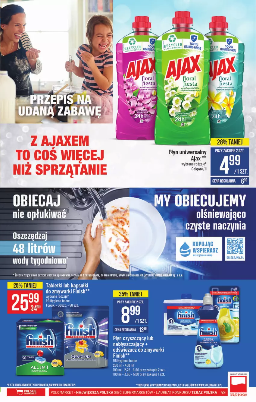 Gazetka promocyjna PoloMarket - Gazetka pomocyjna - ważna 08.09 do 14.09.2021 - strona 49 - produkty: Ajax, Laur, Olej, Sprzątanie, Tera