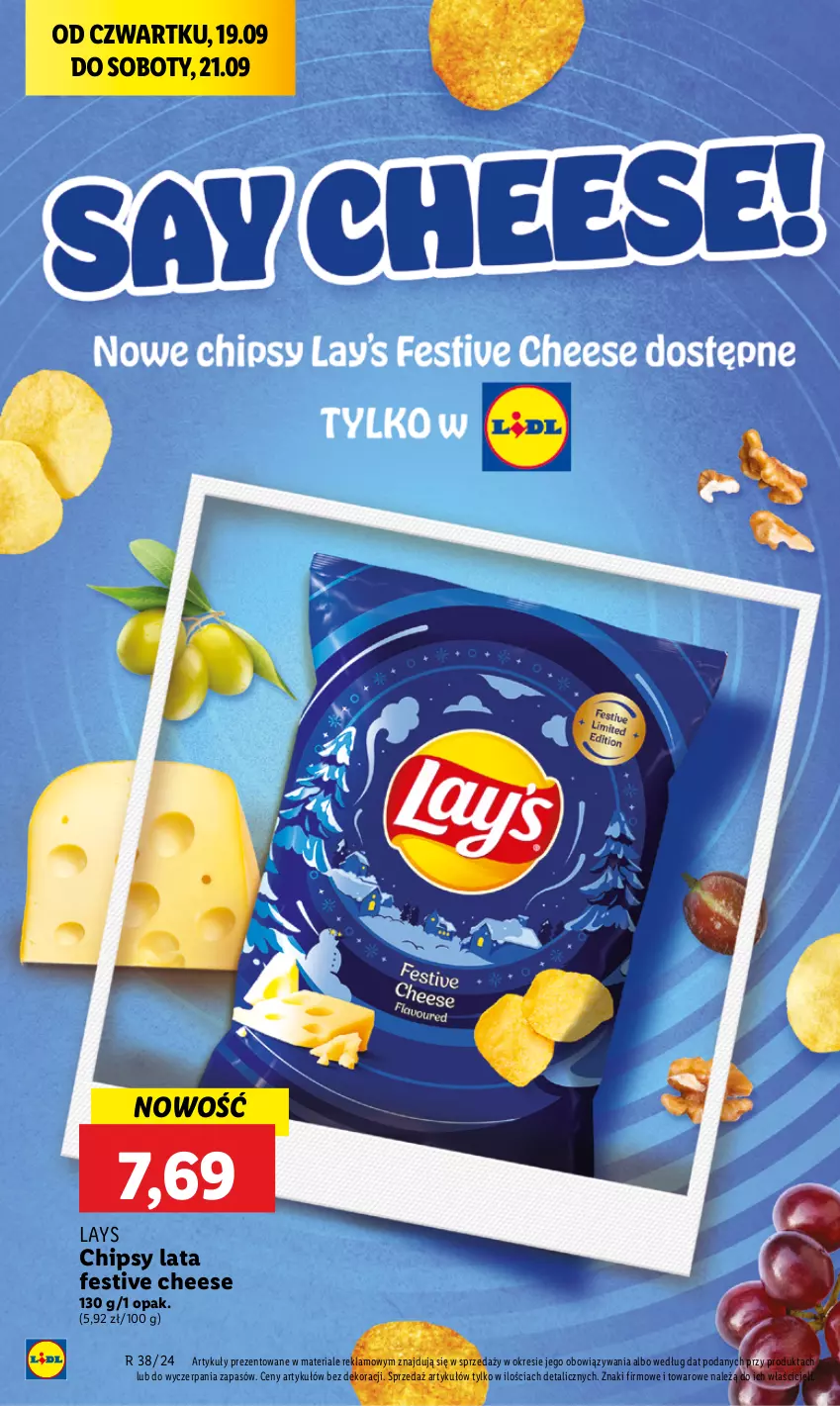 Gazetka promocyjna Lidl - GAZETKA - ważna 19.09 do 21.09.2024 - strona 34 - produkty: Chipsy