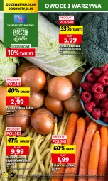 Gazetka promocyjna Lidl - GAZETKA - Gazetka - ważna od 21.09 do 21.09.2024 - strona 18 - produkty: Cebula, Warzywa, Ser, Fasola, Fasola szparagowa, Owoce, Chleb, Fa