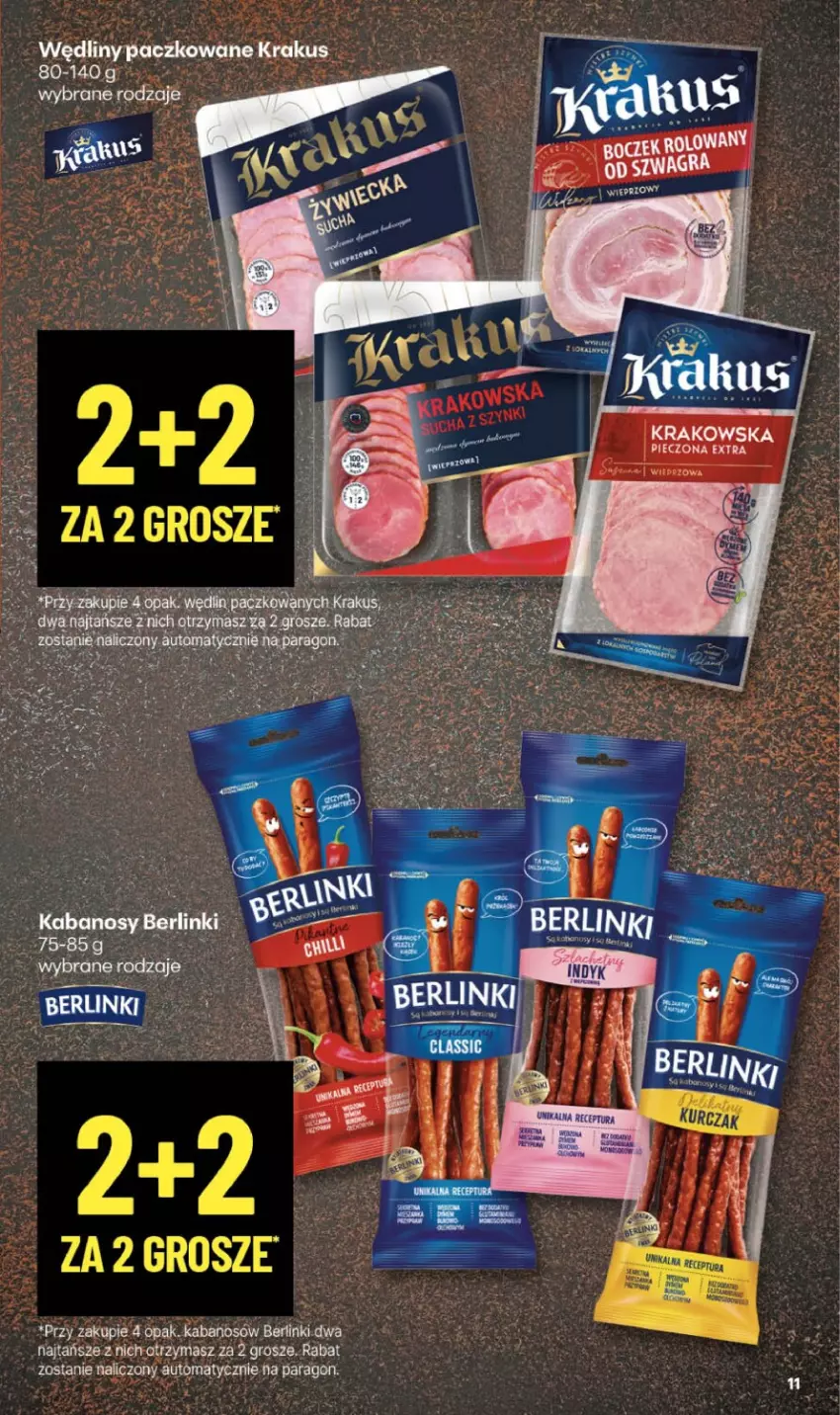 Gazetka promocyjna Delikatesy Centrum - Franczyza DC44 Czwartek - ważna 30.10 do 05.11.2025 - strona 11 - produkty: KOBO, Krakus, Piec, Ser
