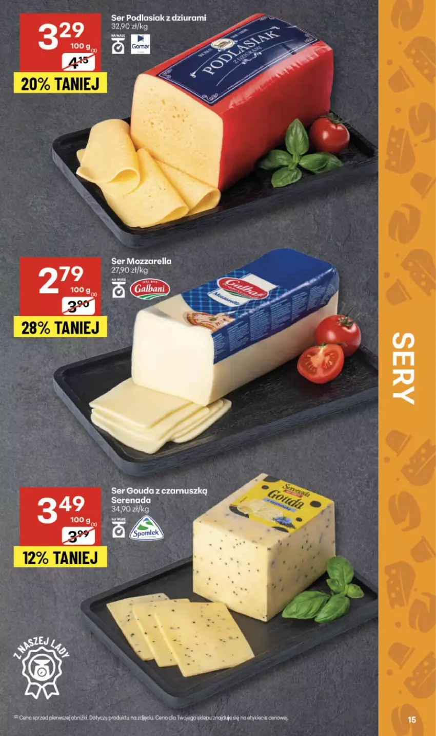 Gazetka promocyjna Delikatesy Centrum - Franczyza DC44 Czwartek - ważna 30.10 do 05.11.2025 - strona 15 - produkty: Ser