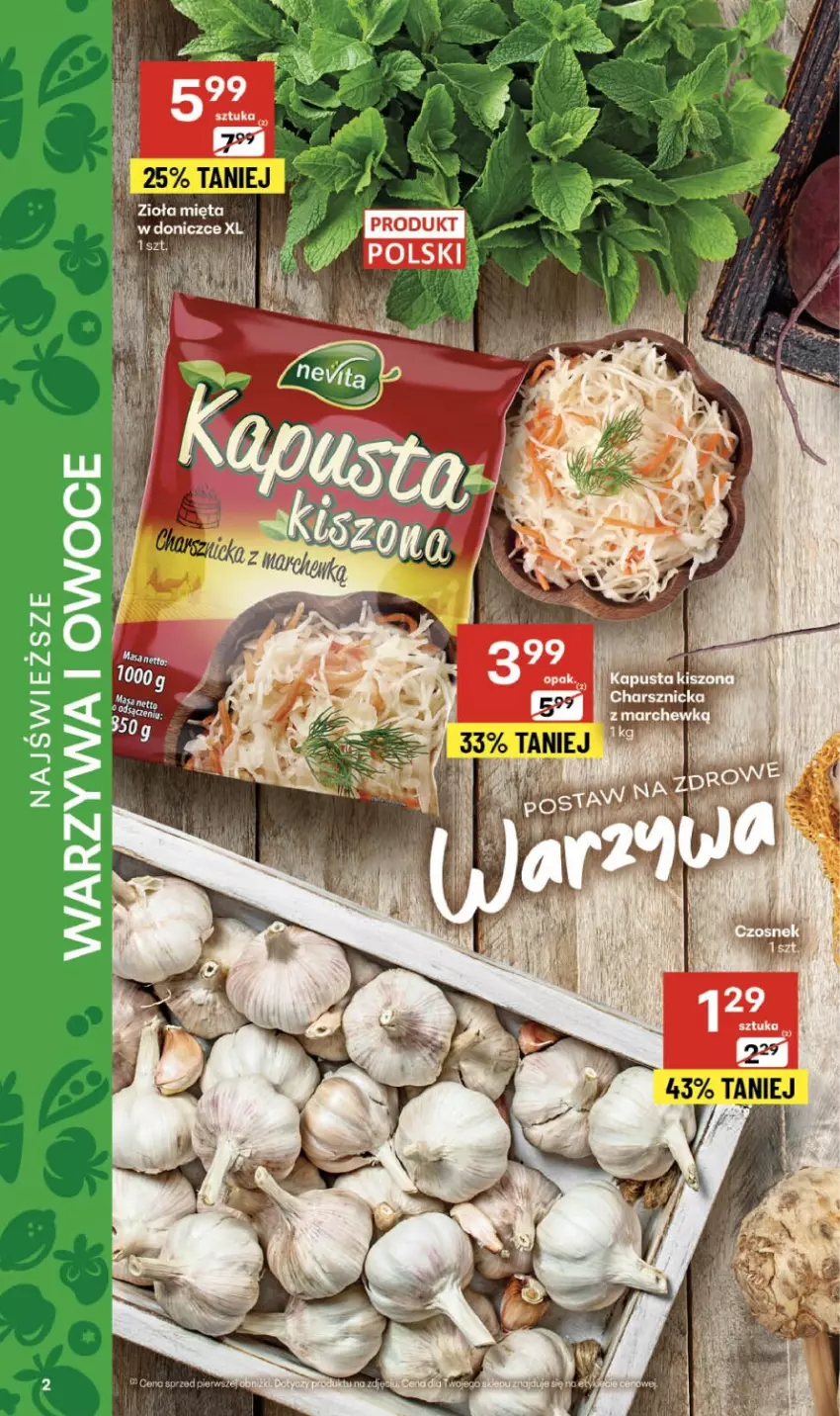 Gazetka promocyjna Delikatesy Centrum - Franczyza DC44 Czwartek - ważna 30.10 do 05.11.2025 - strona 2 - produkty: Mięta, Warzywa