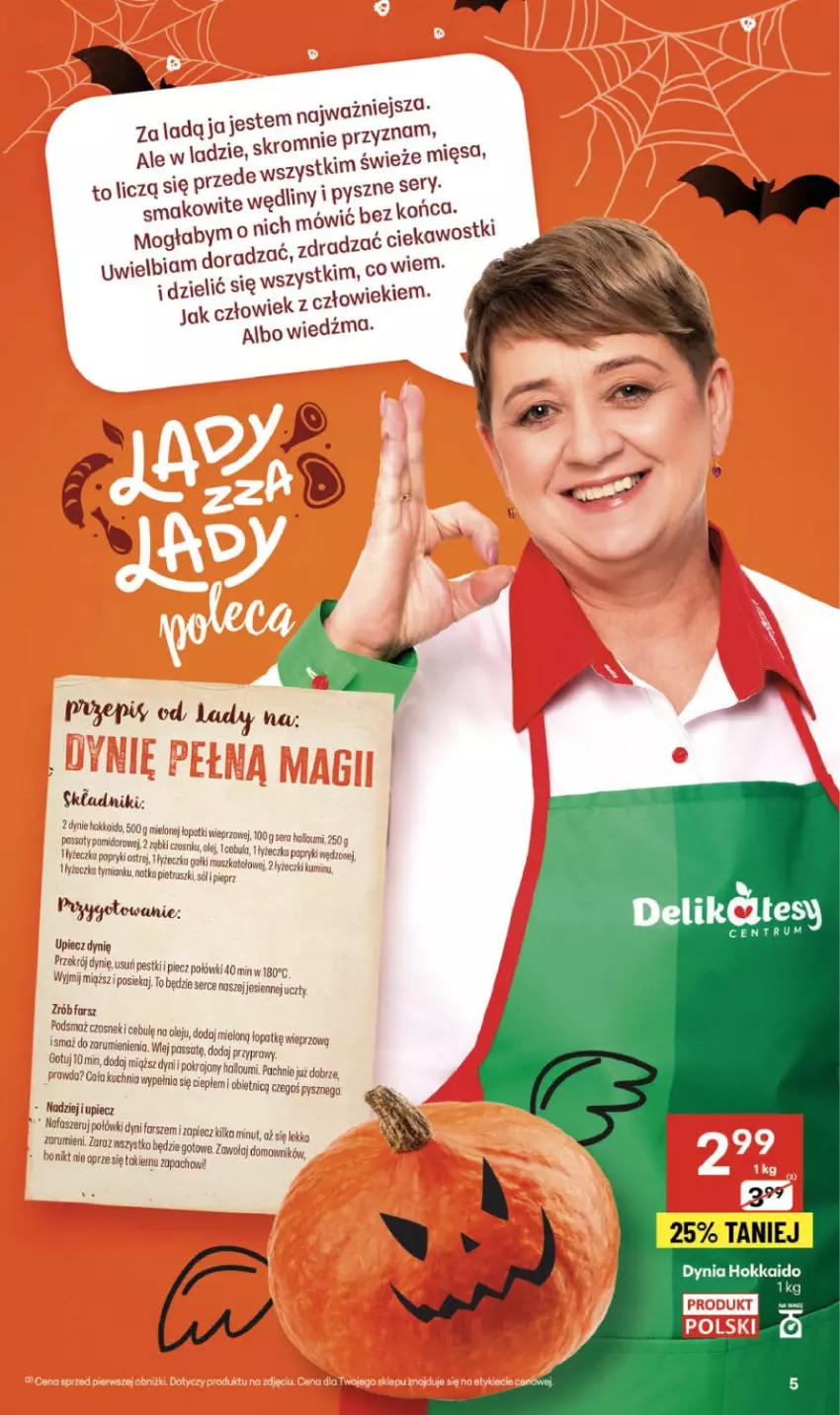 Gazetka promocyjna Delikatesy Centrum - Franczyza DC44 Czwartek - ważna 30.10 do 05.11.2025 - strona 5 - produkty: Cebula, Czosnek, Fa, Kuchnia, Mus, Piec, Pieprz, Rum, Ser, Sól
