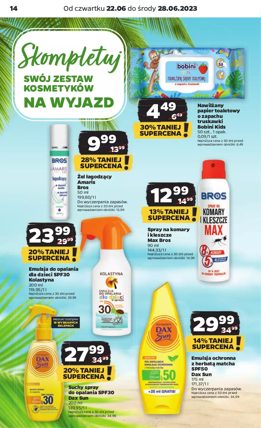 Gazetka promocyjna Netto - Artykuły spożywcze - ważna 22.06 do 28.06.2023 - strona 14 - produkty: DAX, Dzieci, Emulsja, Nawilżany papier, Papier, Papier toaletowy, Truskawki