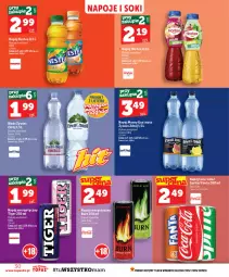Gazetka promocyjna Topaz - Gazetka - Gazetka - ważna od 26.08 do 26.08.2026 - strona 30 - produkty: Top, Sok, Gin, Coca-Cola, Napoje, Tiger, Fanta, Sprite, Napój, Nestea, Hortex, Fa