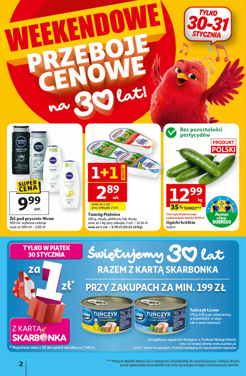 Gazetka promocyjna Auchan - Gazetka 30 Lat Hipermarket Auchan - ważna 29.01 do 04.02.2026 - strona 2 - produkty: Nivea, Piątnica