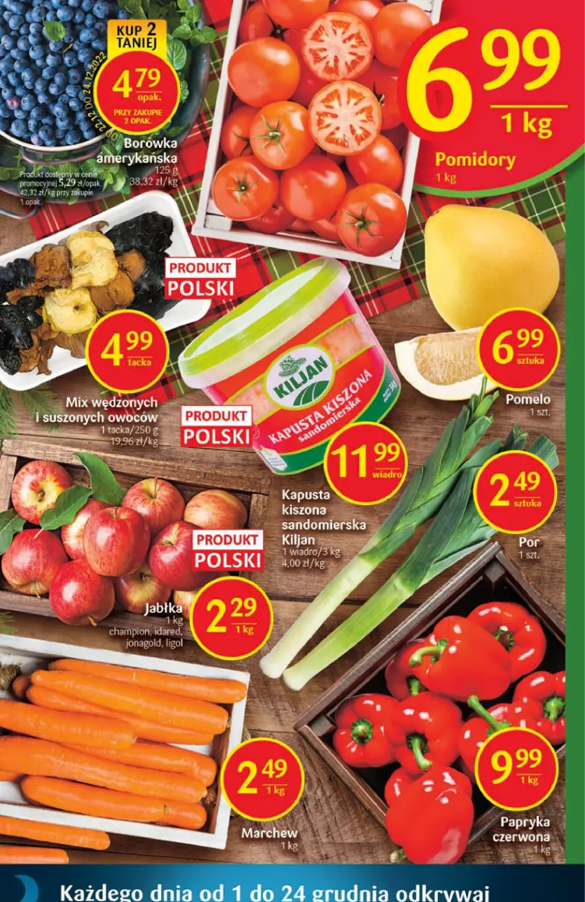 Gazetka promocyjna Delikatesy Centrum - Gazetka DC49 - ważna 15.12 do 26.12.2022 - strona 11 - produkty: Jonagold, LG, Ligol, Papryka, Papryka czerwona, Pomelo, Sok