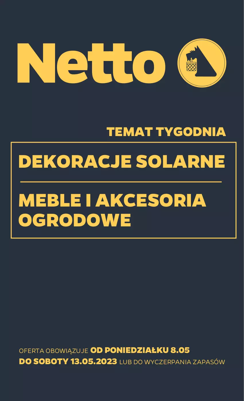 Gazetka promocyjna Netto - Akcesoria i dodatki - ważna 08.05 do 13.05.2023 - strona 1 - produkty: Meble