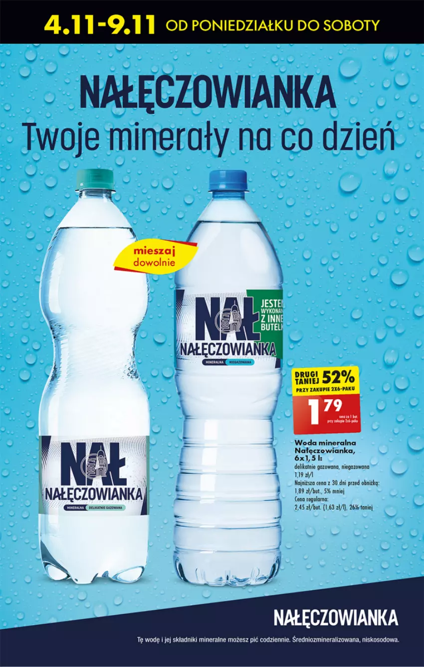 Gazetka promocyjna Biedronka - Od poniedzialku - ważna 04.11 do 09.11.2024 - strona 14 - produkty: Nałęczowianka, Woda, Woda mineralna