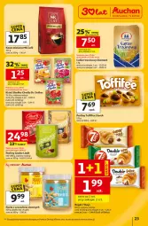 Gazetka promocyjna Auchan - Gazetka 30 Lat Hipermarket Auchan - Gazetka - ważna od 18.02 do 18.02.2026 - strona 23 - produkty: Cukier, Kisiel, Praliny, Lindor, Słodka Chwila, Kawa mielona, Kawa, Diamant, Dr. Oetker, 7 Days, Rogal, Toffifee, Cukier trzcinowy, Lindt