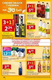 Gazetka promocyjna Auchan - Gazetka 30 Lat Hipermarket Auchan - Gazetka - ważna od 18.02 do 18.02.2026 - strona 28 - produkty: Piwo, Napój energetyczny, Coca-Cola, Desperados, Lack, Schweppes, Napój gazowany, Fanta, Sprite, Napój, LG, Fa
