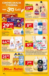 Gazetka promocyjna Auchan - Gazetka 30 Lat Hipermarket Auchan - Gazetka - ważna od 18.02 do 18.02.2026 - strona 32 - produkty: Płyn do prania, Ludwik, Lovela, Odplamiacz, Woolite, Płyn do płukania, Chusteczki, Kapsułki do prania, Lenor, Fa