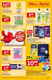 Gazetka promocyjna Auchan - Gazetka 30 Lat Hipermarket Auchan - Gazetka - ważna od 18.02 do 18.02.2026 - strona 35 - produkty: Jan Niezbędny, Top, Sól, Do mycia naczyń, Finish, Tablet, Płyn do mycia naczyń, Wełna, Presto, Zmywaki kuchenne, Płyn do mycia, Zmywarki