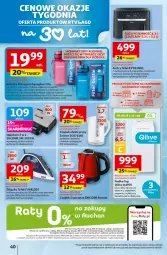 Gazetka promocyjna Auchan - Gazetka 30 Lat Hipermarket Auchan - Gazetka - ważna od 18.02 do 18.02.2026 - strona 40 - produkty: Piec, Pralki, Pralka, Top, Por, Gra, Czajnik elektryczny, Czajnik, Kosz, Aquaphor, Tefal, Wełna, Zelmer, Gofry, Grill, Fa