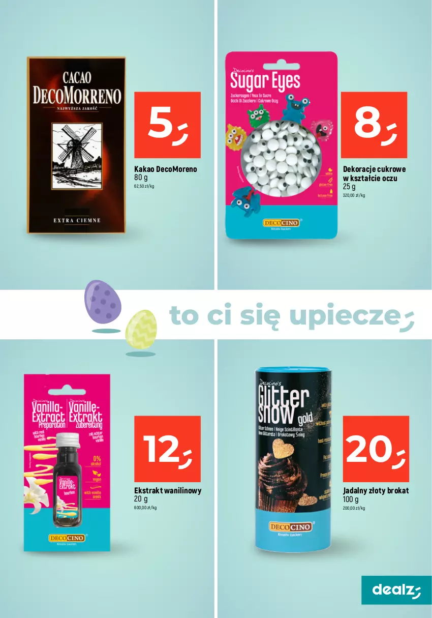 Gazetka promocyjna Dealz - MAKE A DEALZ - ważna 14.03 do 20.03.2024 - strona 21 - produkty: Cukier, Kakao, Piec