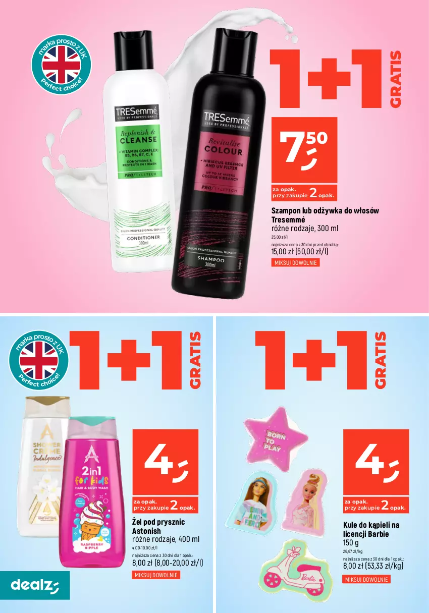 Gazetka promocyjna Dealz - MAKE A DEALZ - ważna 14.03 do 20.03.2024 - strona 32 - produkty: Aquafresh, Barbie, Dzieci, Gra, Krem do rąk, Krem do stóp, Neutrogena, Odżywka, Pasta do zębów, Rum, Ser, Serum, Szampon