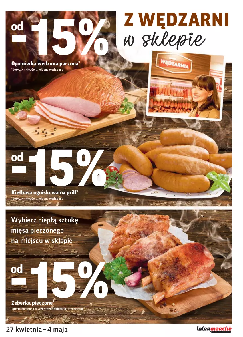 Gazetka promocyjna Intermarche - Grill majowy - ważna 27.04 do 04.05.2021 - strona 19 - produkty: Grill, Kiełbasa, Ogonówka, Piec