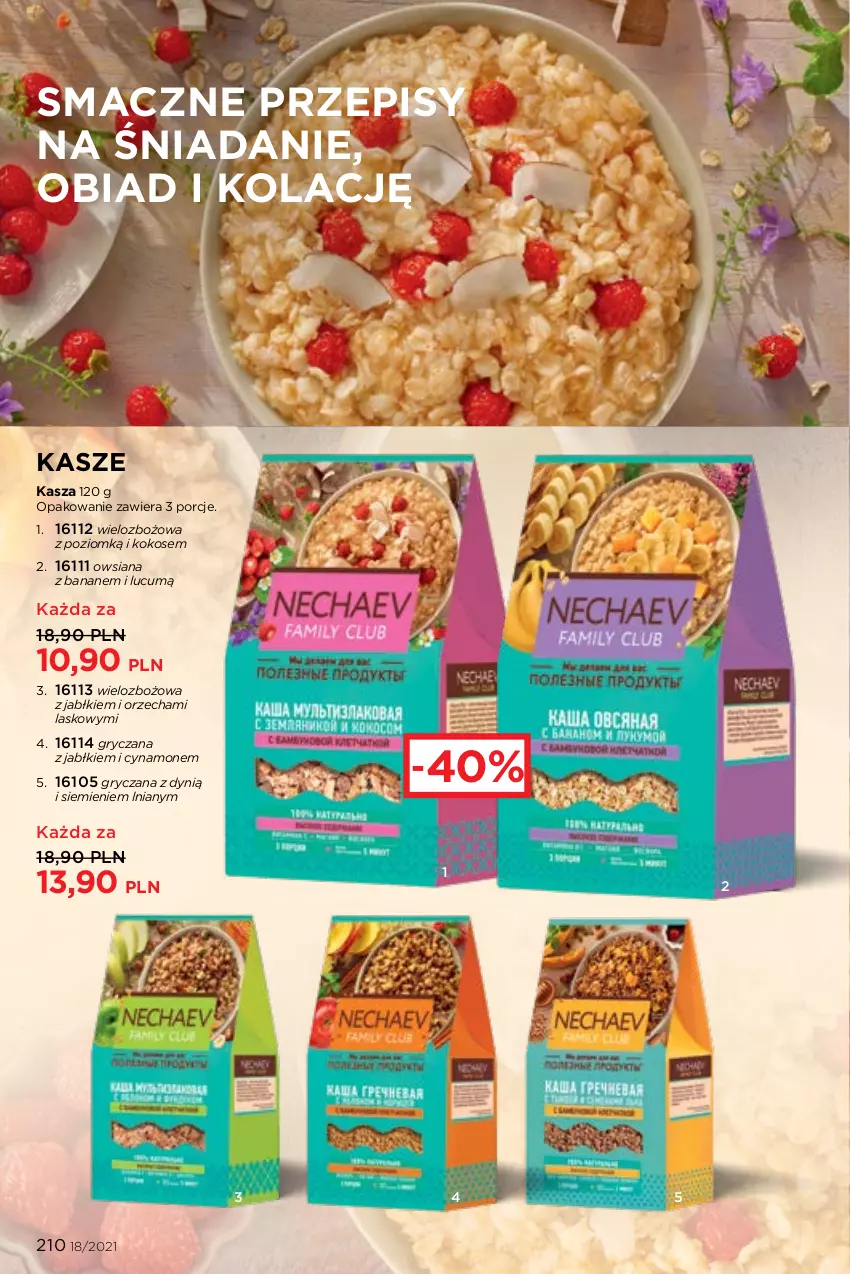 Gazetka promocyjna Faberlic - Gazetka - ważna 06.12 do 26.12.2021 - strona 210 - produkty: Dynią, Gry, Kasza, Kokos, Por