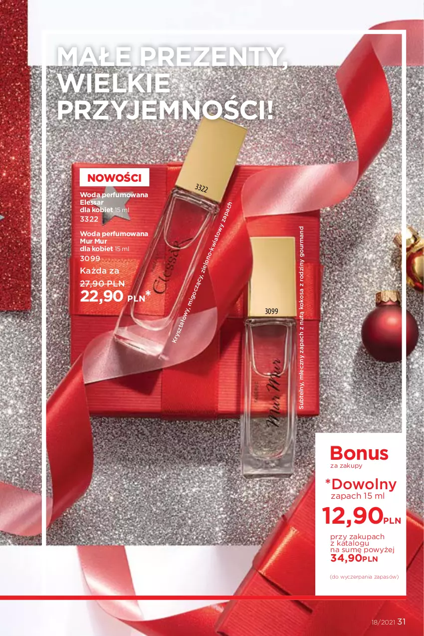 Gazetka promocyjna Faberlic - Gazetka - ważna 06.12 do 26.12.2021 - strona 31 - produkty: Kokos, Perfum, Woda, Woda perfumowana