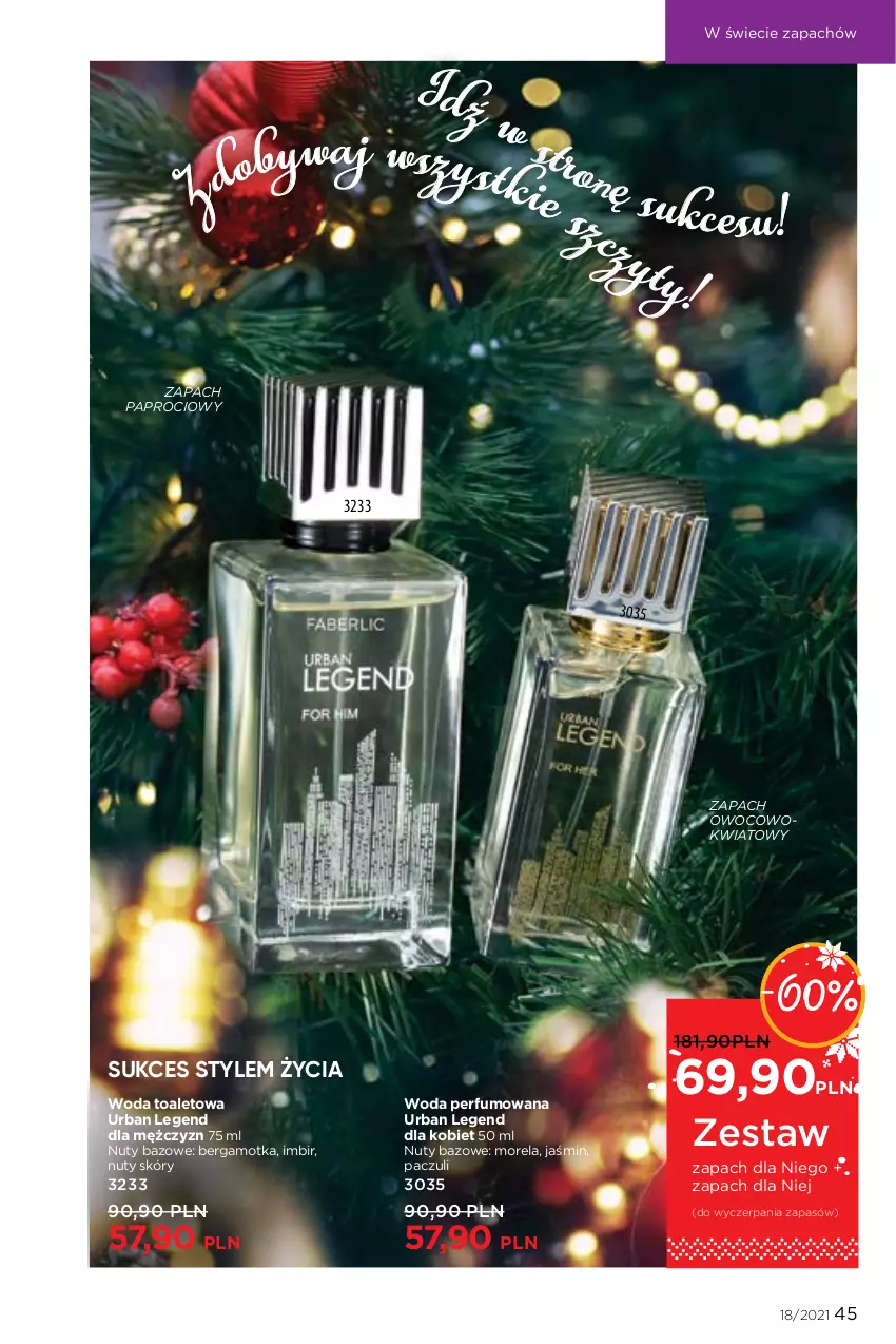 Gazetka promocyjna Faberlic - Gazetka - ważna 06.12 do 26.12.2021 - strona 45 - produkty: Imbir, Morela, Nuty, Perfum, Woda, Woda perfumowana, Woda toaletowa