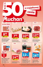 Gazetka promocyjna Auchan - Gazetka Aktywność na świeżym powietrzu! Hipermarket Auchan - Gazetka - ważna od 17.04 do 17.04.2024 - strona 12 - produkty: Kurczak, Mięso mielone z szynki, Mięso mielone, Gulasz wołowy, Top, Sos, Por, Pulpety, Kotlet, Kawior, Mięso