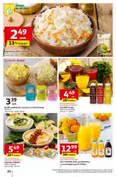 Gazetka promocyjna Auchan - Gazetka Aktywność na świeżym powietrzu! Hipermarket Auchan - Gazetka - ważna od 17.04 do 17.04.2024 - strona 24 - produkty: Hummus, Sok, Por, Mus, Fasoli mung, Bell, Kiełki, Bella, HP, Fa