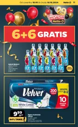 Gazetka promocyjna Netto - Artykuły spożywcze - Gazetka - ważna od 16.10 do 16.10.2024 - strona 11 - produkty: Gra, Papier, Papier toaletowy, Velvet, Kubuś Waterrr, Kubuś