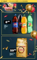 Gazetka promocyjna Netto - Artykuły spożywcze - Gazetka - ważna od 16.10 do 16.10.2024 - strona 12 - produkty: 7up, Pepsi max, Kawa ziarnista, Mirinda, Kawa, Pepsi, Lavazza