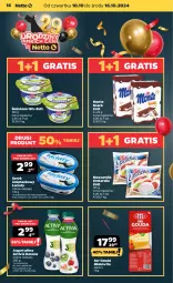 Gazetka promocyjna Netto - Artykuły spożywcze - Gazetka - ważna od 16.10 do 16.10.2024 - strona 16 - produkty: Mozzarella, Ser, Gra, Danone, Zott, Jogurt, Zottarella, Mlekovita, Activia, Serek, Gouda, Jogurt pitny, Monte, Mleko