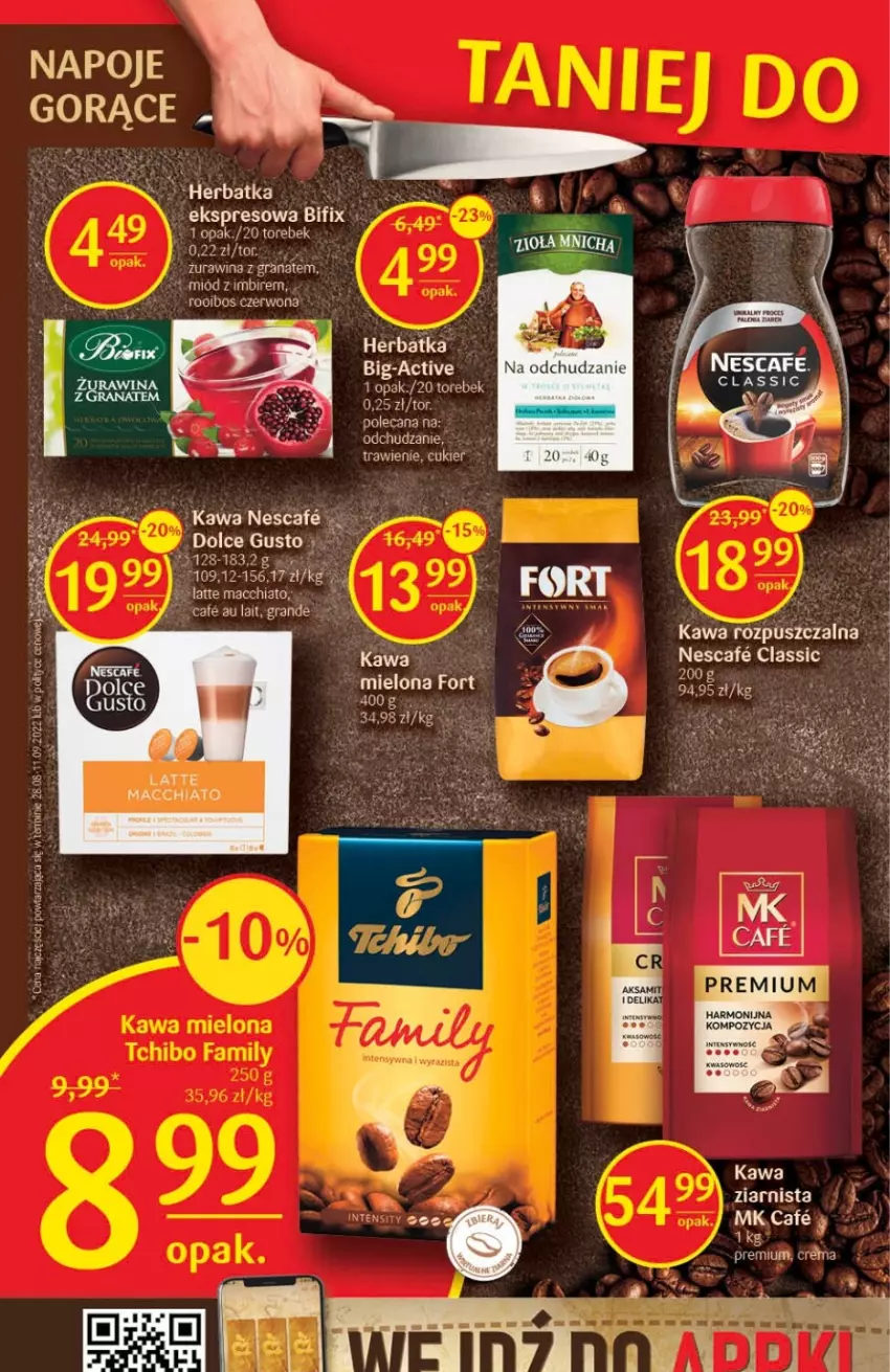 Gazetka promocyjna Delikatesy Centrum - Gazetka DC42 - ważna 27.10 do 02.11.2022 - strona 26 - produkty: Chia, Dolce Gusto, Gra, Granat, Imbir, Kawa, Kawa mielona, Miód, Napoje