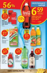 Gazetka promocyjna Delikatesy Centrum - Gazetka DC42 - Gazetka - ważna od 02.11 do 02.11.2022 - strona 27 - produkty: Sok, PSB, Mus, Cytryny, Chia, Coca-Cola, Napoje, Syrop, Szyna, Fanta, Woda, Sprite, Napój, Mięta, Fa